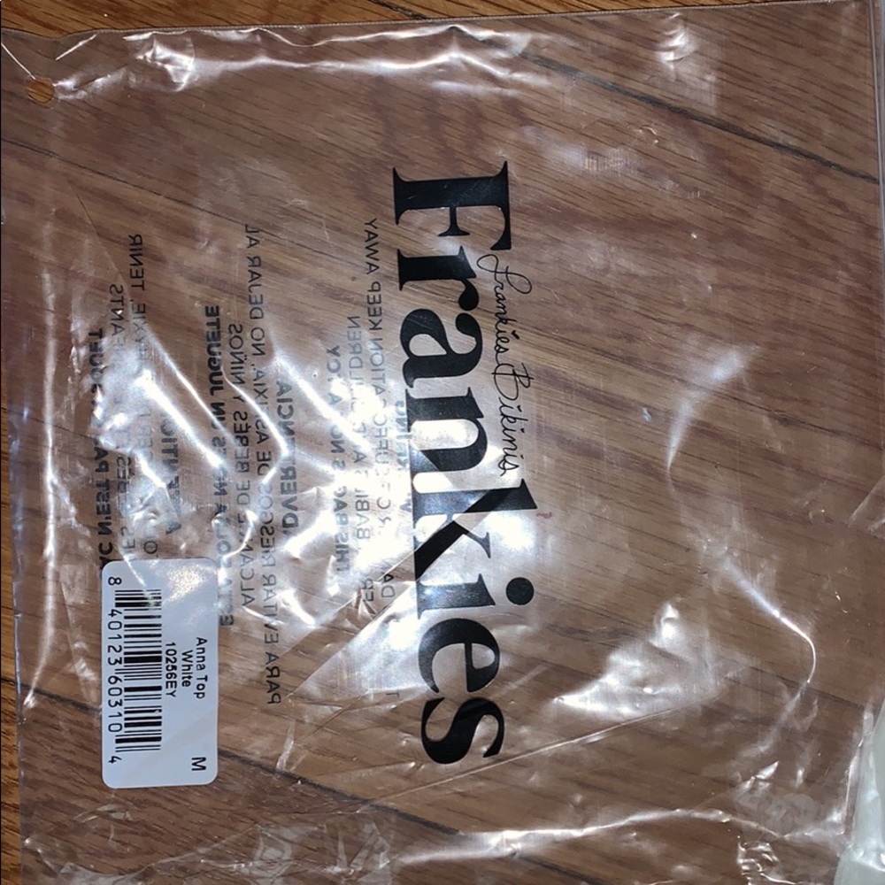 Frankies Bikinis Anna Top M White